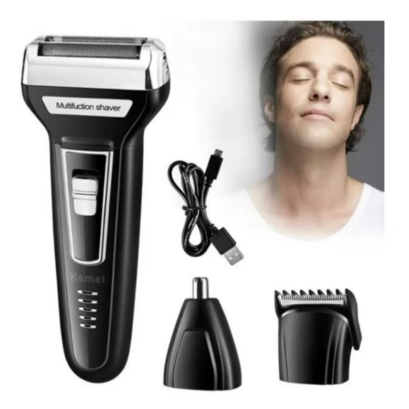 Máquina de Corte e Barbear Kemei KM-6558
