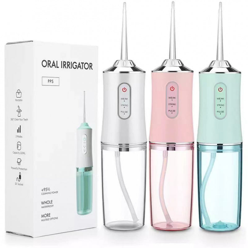 Aparelho Higiene Dental Bucal Jato D`Água Irrigador Portátil