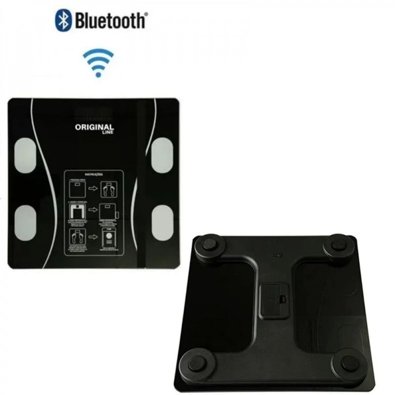 Balança Digital Corporal Bioimpedância Bluetooth