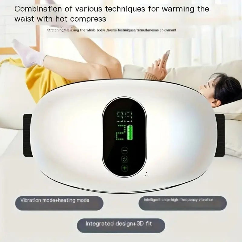 Cinta De Emagrecimento Elétrico Vibração Abdominal