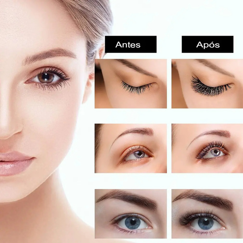 Curvador de Cílios Portátil com 3 Temperaturas  Cílios Perfeitos em 10 Segundos!