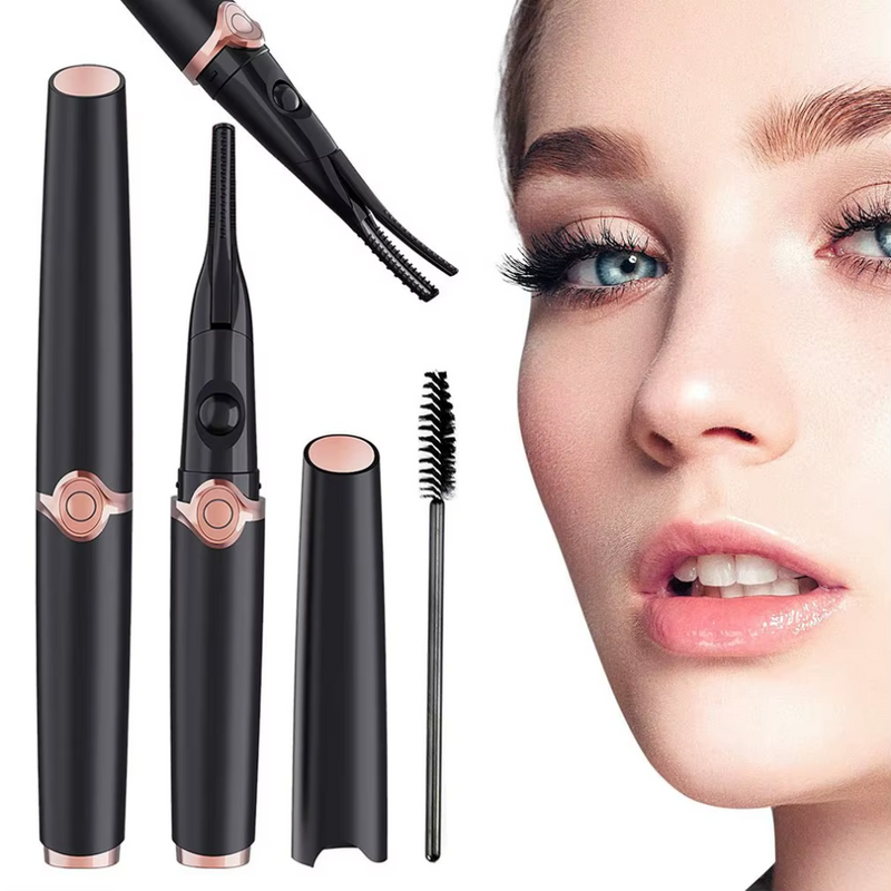 Curvador de Cílios Portátil com 3 Temperaturas  Cílios Perfeitos em 10 Segundos!