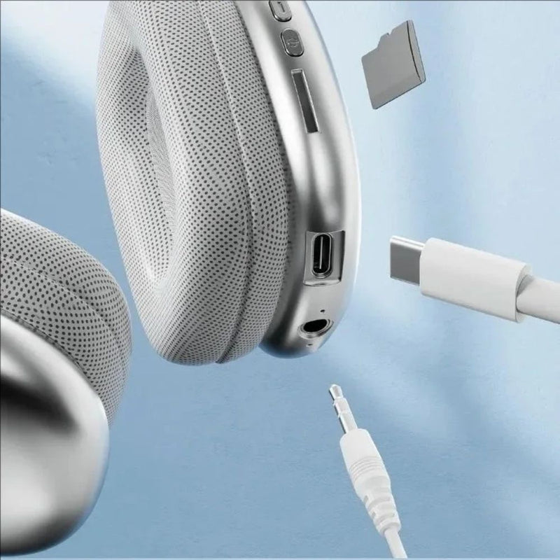 Fone Bluetooth P9 – Som Imersivo, 20h de Bateria e Conforto Ajustável!