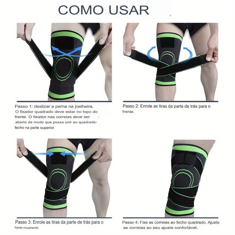 Joelheira De Compressão Articulada Fit Ortopédica