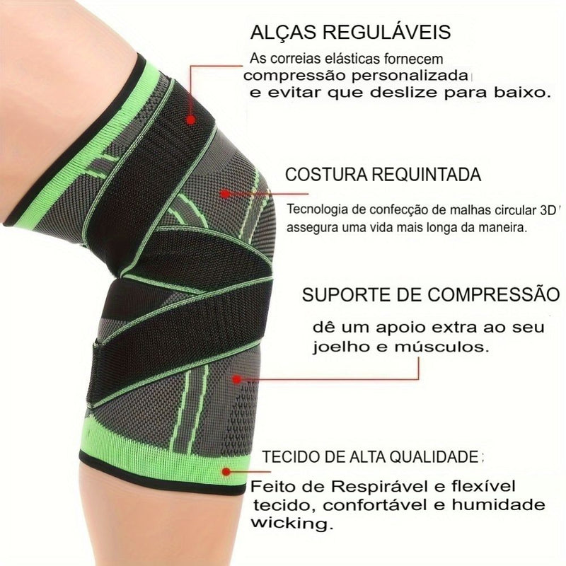 Joelheira De Compressão Articulada Fit Ortopédica