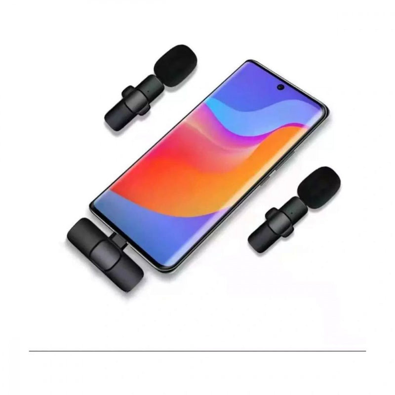 Microfone de lapela sem fio tipo c