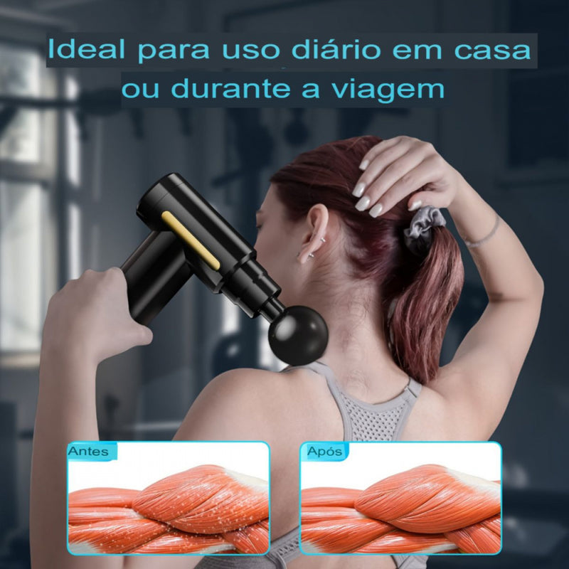 Pistola Massageadora Profissional - Relax Max