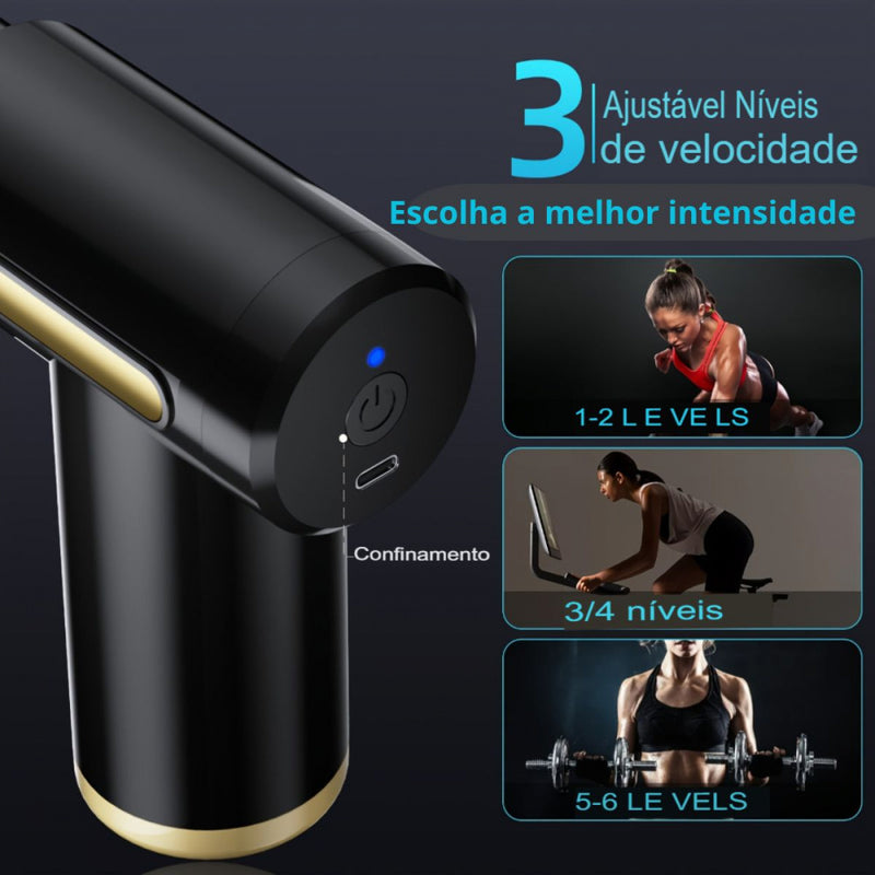 Pistola Massageadora Profissional - Relax Max