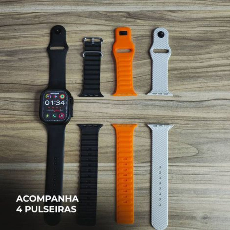Smartwatch N10 Ultra 2 + 4Pulseiras