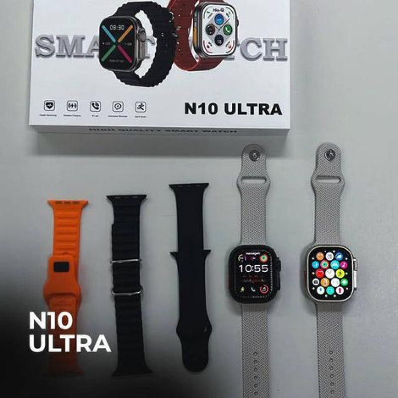 Smartwatch N10 Ultra 2 + 4Pulseiras